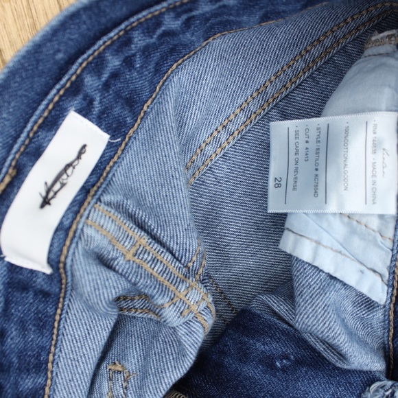 KanCan High Rise Belted Cuffed Shorts 6 28 - Picture 10 of 12